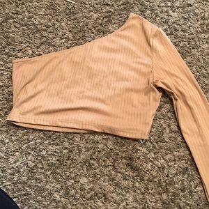 Long sleeve crop top